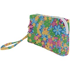 Flower Spring Background Blossom Bloom Nature Wristlet Pouch Bag (small) by Ravend