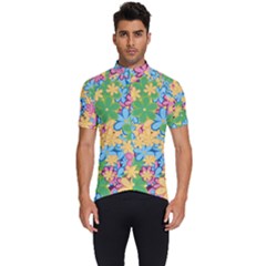 Flower Spring Background Blossom Bloom Nature Men s Short Sleeve Cycling Jersey by Ravend