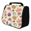 Happy Birthday Cupcake Pattern Lollipop Flat Design Full Print Travel Pouch (Small) View1