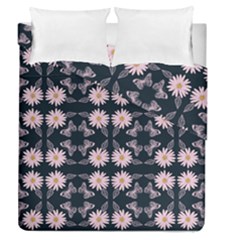 Flowers Daisies Spring Summer Bloom Botanical Duvet Cover Double Side (queen Size) by Ravend