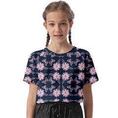 Flowers Daisies Spring Summer Bloom Botanical Kids  Basic Tee by Ravend