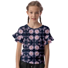 Flowers Daisies Spring Summer Bloom Botanical Kids  Cut Out Flutter Sleeves by Ravend