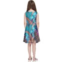 Feather Fractal Artistic Design Conceptual Kids  Skater Dress View4