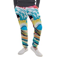 Ai Generated Waves Ocean Sea Tsunami Nautical Arts Men s Jogger Sweatpants