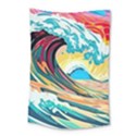 Ai Generated Waves Ocean Sea Tsunami Nautical Arts Small Tapestry View1