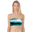 Ai Generated Waves Ocean Sea Tsunami Nautical Painting Bandeau Top View1