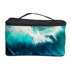 Ai Generated Waves Ocean Sea Tsunami Nautical Painting Cosmetic Storage by Ravend