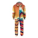 Ai Generated Waves Ocean Sea Tsunami Nautical Art Nature Hooded Jumpsuit (Kids) View2