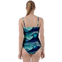 Ai Generated Waves Ocean Sea Tsunami Nautical Fantasy Sweetheart Tankini Set View2