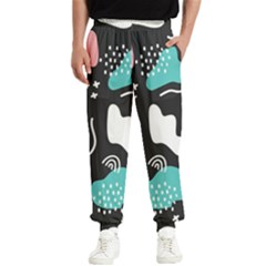 Art Pattern Design Background Print Men s Elastic Waist Pants by Ravend