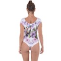 Hummingbird in floral heart Short Sleeve Leotard  View2