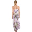 Hummingbird in floral heart Cami Maxi Ruffle Chiffon Dress View2