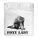 Foxy Lady Concept Illustration Duvet Cover (Full/ Double Size) View1