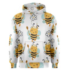 Art Bee Pattern Design Wallpaper Background Men s Core Hoodie by Ravend