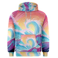 Ai Generated Waves Ocean Sea Tsunami Nautical Men s Core Hoodie by Ravend