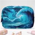 Ai Generated Waves Ocean Sea Tsunami Nautical Sea Make Up Pouch (Small) View1