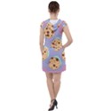 Cookies Chocolate Chips Chocolate Cookies Sweets Drawstring Hooded Dress View2