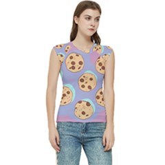 Cookies Chocolate Chips Chocolate Cookies Sweets Women s Raglan Cap Sleeve Tee by Ravend