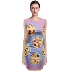 Cookies Chocolate Chips Chocolate Cookies Sweets Classic Sleeveless Midi Dress by Ravend