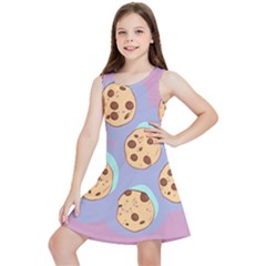 Cookies Chocolate Chips Chocolate Cookies Sweets Kids  Lightweight Sleeveless Dress