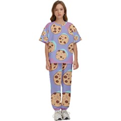 Cookies Chocolate Chips Chocolate Cookies Sweets Kids  Tee And Pants Sports Set