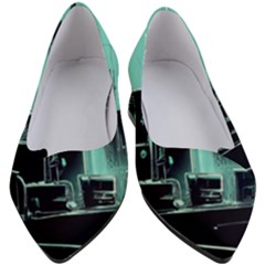 Buildings City Urban Destruction Background Women s Block Heels  by Ravend