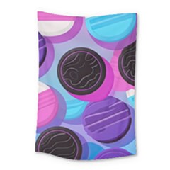 Cookies Chocolate Cookies Sweets Snacks Baked Goods Small Tapestry by Ravend