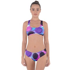 Cookies Chocolate Cookies Sweets Snacks Baked Goods Criss Cross Bikini Set by Ravend