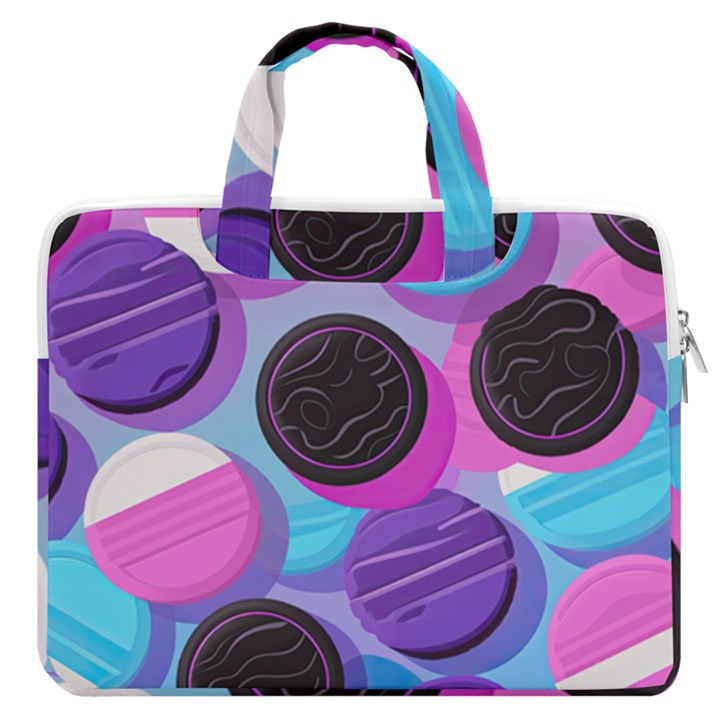 Cookies Chocolate Cookies Sweets Snacks Baked Goods MacBook Pro 16  Double Pocket Laptop Bag 