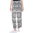 Flower Art Decorative Mandala Pattern Ornamental Women s Pants  View1