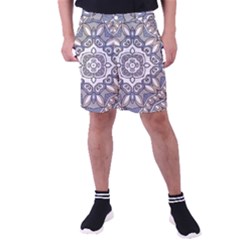 Flower Art Decorative Mandala Pattern Ornamental Men s Pocket Shorts by Ravend