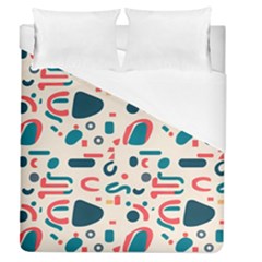 Shapes Pattern  Duvet Cover (queen Size)