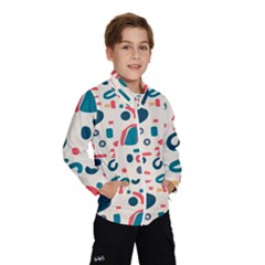 Shapes Pattern  Kids  Windbreaker by Sobalvarro