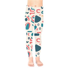 Shapes Pattern  Kids  Leggings by Sobalvarro