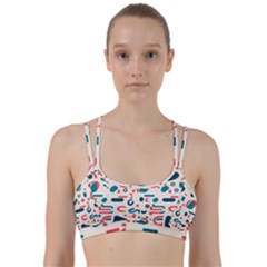 Shapes Pattern  Line Them Up Sports Bra by Sobalvarro