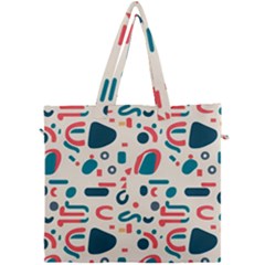 Shapes Pattern  Canvas Travel Bag by Sobalvarro