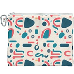 Shapes Pattern  Canvas Cosmetic Bag (xxxl) by Sobalvarro