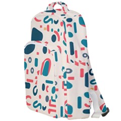 Shapes Pattern  Double Compartment Backpack by Sobalvarro