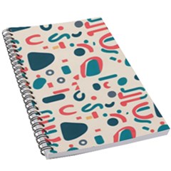 Shapes Pattern  5 5  X 8 5  Notebook by Sobalvarro