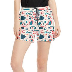 Shapes Pattern  Women s Runner Shorts by Sobalvarro