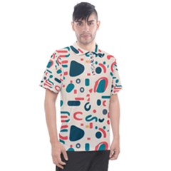 Shapes Pattern  Men s Polo Tee by Sobalvarro