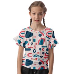 Shapes Pattern  Kids  Cut Out Flutter Sleeves by Sobalvarro