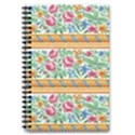 Flower Fabric Fabric Design Fabric Pattern Art 5.5  x 8.5  Notebook View1