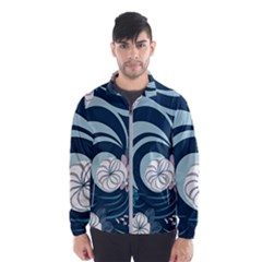 Flowers Pattern Floral Ocean Abstract Digital Art Men s Windbreaker by Ravend