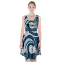 Flowers Pattern Floral Ocean Abstract Digital Art Racerback Midi Dress View1