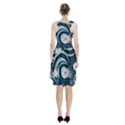 Flowers Pattern Floral Ocean Abstract Digital Art Racerback Midi Dress View2