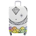 Rainbow Fun Cute Minimal Doodle Drawing Luggage Cover (Medium) View1