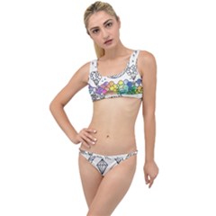 Rainbow Fun Cute Minimal Doodle Drawing The Little Details Bikini Set by Ravend