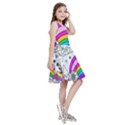 Rainbow Fun Cute Minimal Doodle Drawing Art Kids  Skater Dress View3