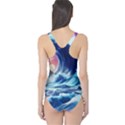 Storm Tsunami Waves Ocean Sea Nautical Nature One Piece Swimsuit View2